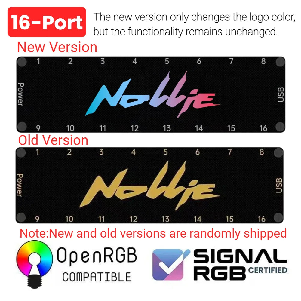 5V 3PIN ARGB Controller 8 Way Addressable ARGB Splitter Support SignalRGB OpenRGB SATA Power for Extended Motherboard Interface