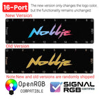 5V 3PIN ARGB Controller 8 Way Addressable ARGB Splitter Support SignalRGB OpenRGB SATA Power for Extended Motherboard Interface