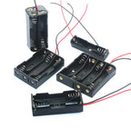 1X 2X 3X 4X AA Power Battery Storage Case Holder Socket DIY UM3 1.5V Dual AA LR6 Container Wt Lead Cables Switch Cover Optional