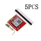Smallest SIM800L GPRS GSM Module Kit MicroSIM Card Core BOard Quad-band TTL Serial Port With the Antenna DIY