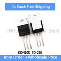 10Pcs S80N10R 100A 80V TO-220 Electric Vehicle Converter MOSFET IC in Stock Wholesale
