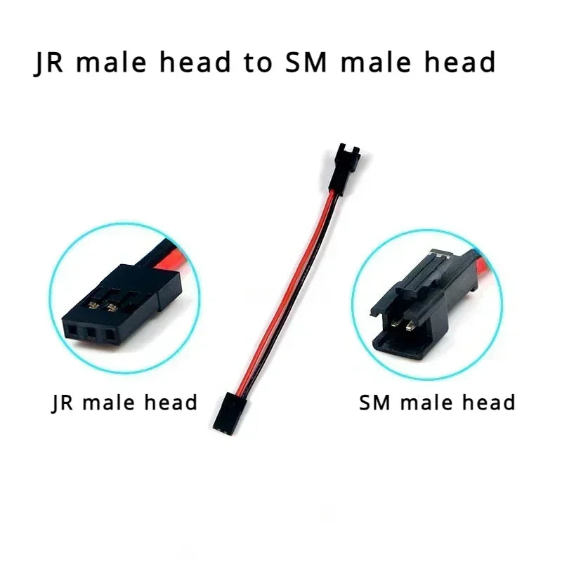 1-10Pcs JST XT30 XT60 JR Tamiya T Plug Male Female Cable Converter Wire Length 10CM 22AWG Silicone Wire