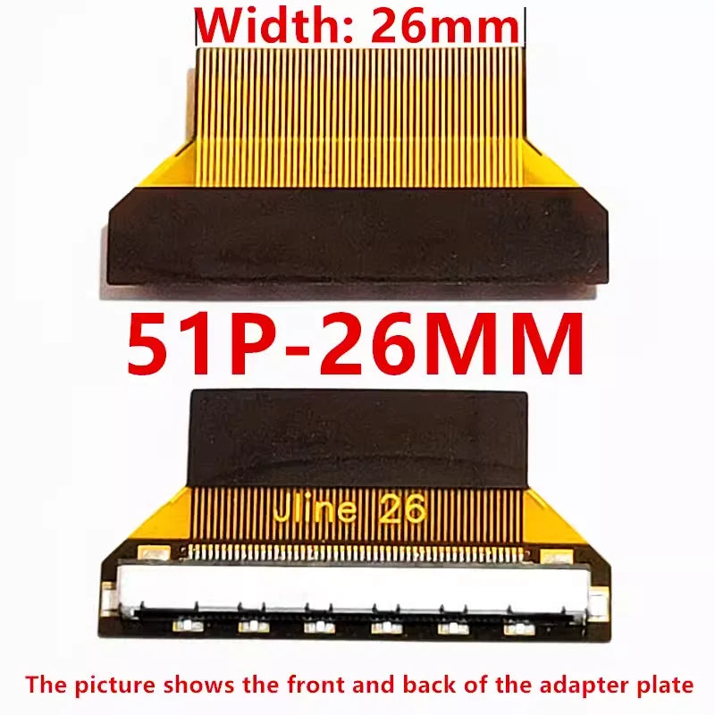 15PCS/LVDS Screen FIX30P to FPC 30P/51P1.0/0.5MM Flexible Flat Cable Interface Adapter EDP Adapter Board
