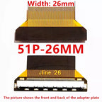 15PCS/LVDS Screen FIX30P to FPC 30P/51P1.0/0.5MM Flexible Flat Cable Interface Adapter EDP Adapter Board
