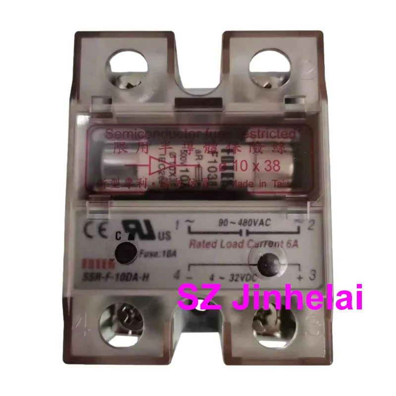 Authentic Original FOTEK Solid State Relay with built-in fuse SSR-F-10DA 25DA 40DA SCR-F-25LA 40LA -H