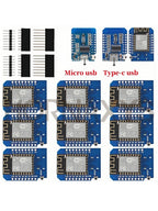 1-10PCS WeMos D1 Mini ESP8266 ESP-12F ESP12 Module WiFi Development Board TYPE-C Micro USB 3.3V Digital Pin For Arduino