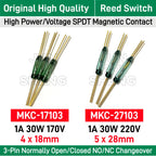 3PCS MKC27103 MKC17103 High Power Reed Switch MKC-27103 MKC-17103 3Pin Normally Open Closed Changeover Magnetic Contact Sensor