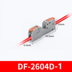 10PCS Docking Mini Quick Wire Connector Universal Compact Electrical Wiring Connectors Push-in Butt Conductor Terminal Block
