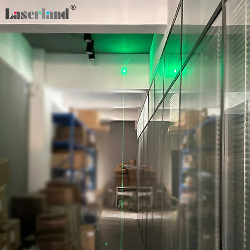 Long Range Light Beam Visible 520nm Green Dot Laser Module Diode Locator Focusable for Tunnel