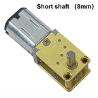 1pc Self Locking Worm Gear 1218-N20 Miniature DC Reduction Gear Motor 12V Low-speed Single Shaft Dual Shaft Motor