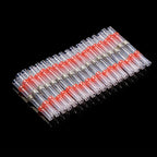 100/500/1000PCS Waterproof Solder Seal Sleeve Splice Terminals Copper Heat Shrink Electrical Wire Butt Connectors AWG22-18 Red