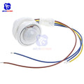 diymore AC 85 -265V Adjustable Time Delay 40mm LED PIR Detector Infrared Motion Sensor Switch