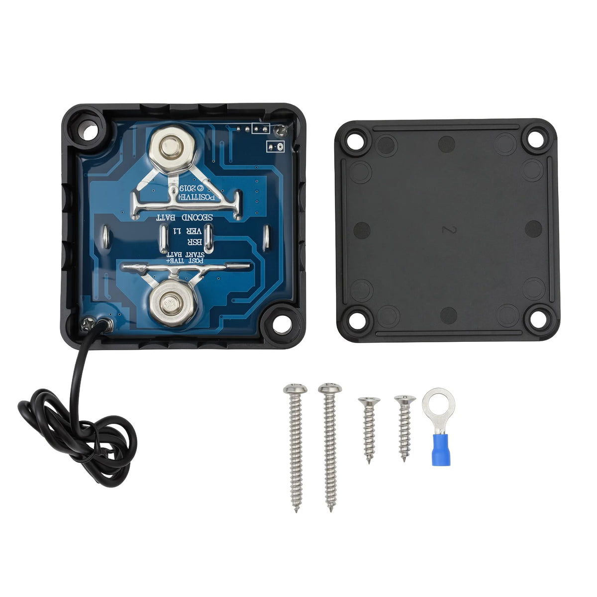 For Car RV Boat Marine Turck 12V 140A Dual Smart Battery Isolator Relay Voltage Sensitive Protection VSR Split Charge
