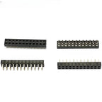 20pcs 2.0mm Pitch Straight Short Plastic Height2.0/4.3/6.35mm Dual Row Dip 2X3/5/7/9/10-40P PCB Socket Gold Female Pin Header