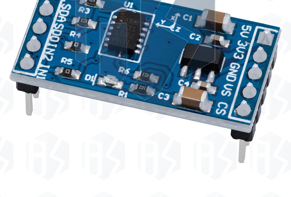 GY-61 ADXL335 / ADXL345 Triaxial Accelerometer Module Set, Analog  Digital Vibration Sensor Kit for Arduino