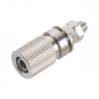 Silver Alloy Binding Post M5X33mm Grounding Terminal with 4MM Banana Wiring Ports