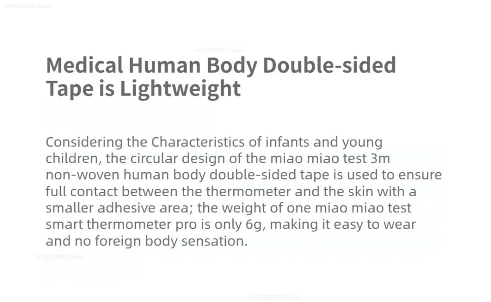Miaomiaoce Digital Baby Smart Thermometer Accurate Measurement Constant Monitor High Temperature Alarm Smart Home Devices