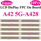 10pcs Original Screen Connector For Samsung A52S A53 A72 A33 A32 A23 A22 A13 A12S A03s A02s A42 LCD Display FPC On Board 78 Pin