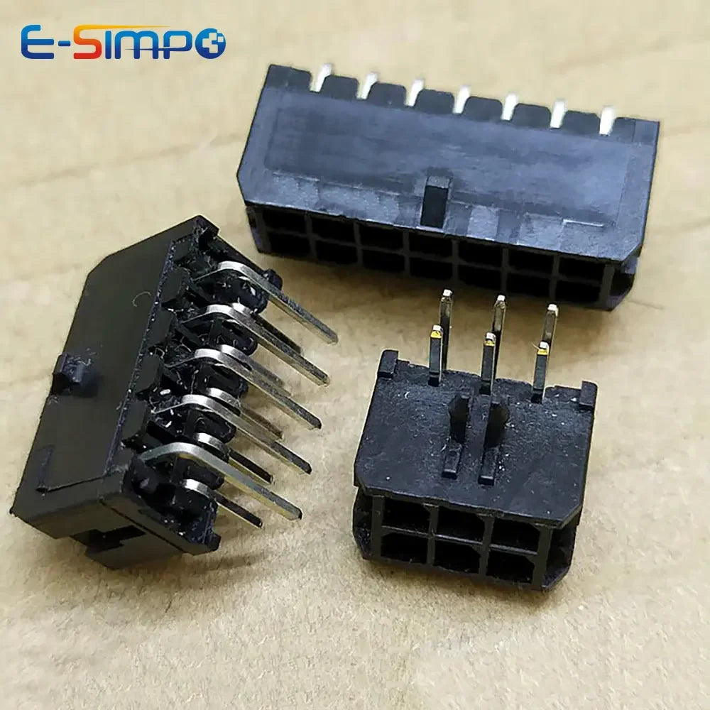 10PCS MX3.0mm Right Angle RA 90D 43045-AW Small 5557 Double Row 2x1/2/3/4/8pin PCB Control Circuit Board Wafer Connector