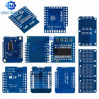 ESP8266 D1 Mini Pro WiFi Development Board NodeMcu 0.66 OLED DHT11 DHT22 buzzer Relay DS18B20 ESP32 Motor for WeMos DIY Kit