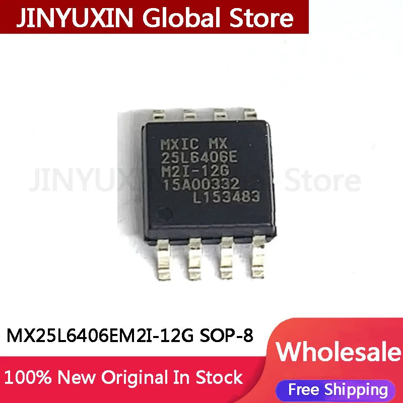 5-100Pcs MX25L6406EM2I 12G MX25L6406E 25L6406 MX25L6406 SMD SOP8 8M Flash Chip