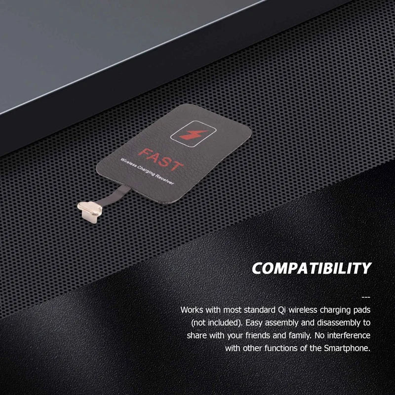 10W Wireless Receiver Suitable for Type-C Mobile Phone Receiver Patch 2A Fast Charge Receiver-DTD2