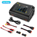 HTRC K6 Pro Lipo Charger Touch DC 400W AC 200W 12Ax2 RC Charger Discharger For LiPo LiHV LiFe Lilon NiCd NiMh Pb Battery Balance