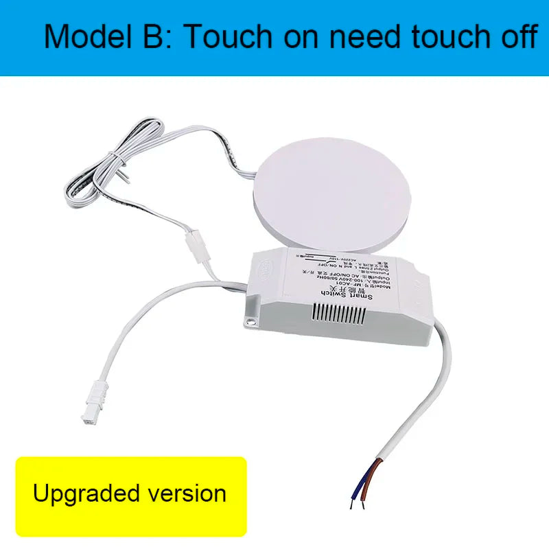 110-220V Wooden Touch Sensor Switch Penetrable Switch Sensor LED Control Switch for 220V Smart Home LED Lighting