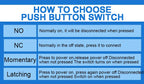 10PCS Momentary Latching KD2-21 22 23 24 Square Push Button Switch With LED Indicator 6PIN 8PIN 3A/250V 6A/125V ON-ON