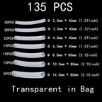 2:1 Times Shrink,Heat Shrink Tube Set,Polyolefin,Insulated Heat Shrinkable Sleeve for Wire Connection and Data Line Protection