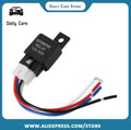 Reliable 12V 40A Car Automotive Relay 4 Pin SPST Contact Type Suitable For Strobe Lights Fog Lights Car Alarms And More