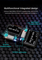 GEPRC GEP-M10 Series GPS Module Integrate SBAS Joint Positioning  M10 Chip QMC5883L Magnetometer DPS310 Barometer FPV Drone