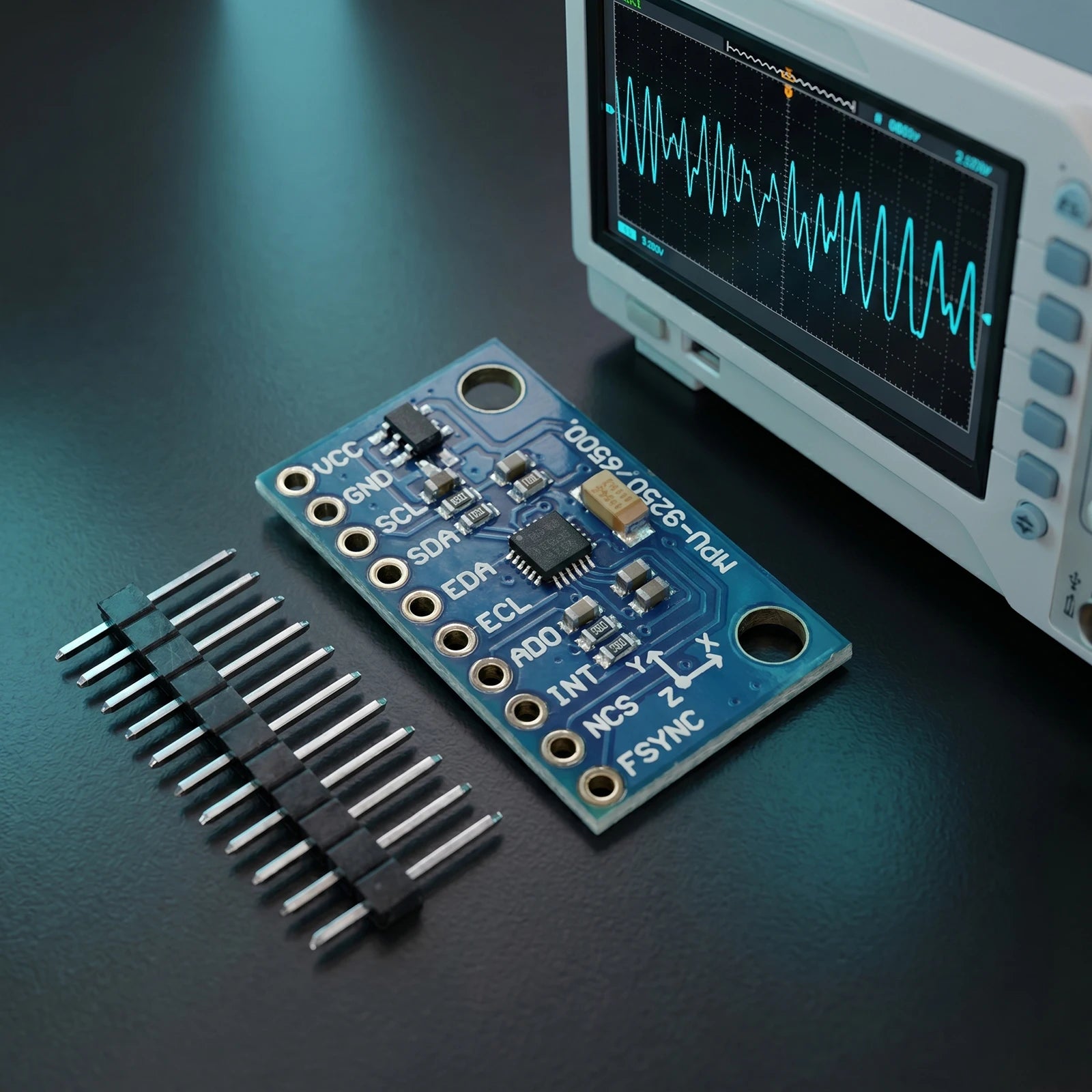 GY-9250 MPU9250 9-axis/9-axis Attitude Sensor Board Module IIC/SPI Gyro+Accelerator+Magnetometer Sensor Module 3-5V Power