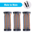 Jumper Wire 40Pins 2.54mm 10/15/21/30/40CM Female To Female, Male To Female, Male To Male Jumper Line Connecting Cable DIY KIT