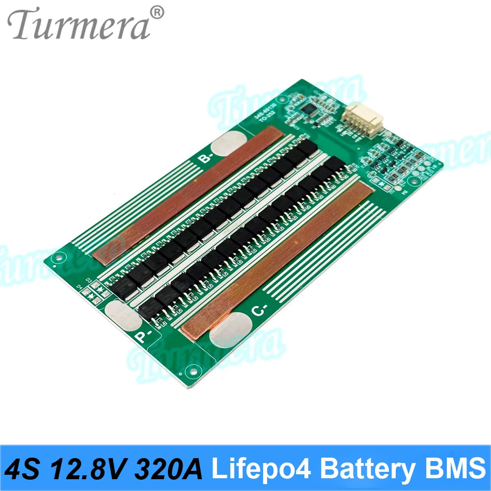 Turmera 4S 12.8V 280A Balance Lifepo4 Battery BMS Balance Protected Board for 3.2V 100Ah 200Ah 280Ah 320Ah Lifepo4 Batteries Use