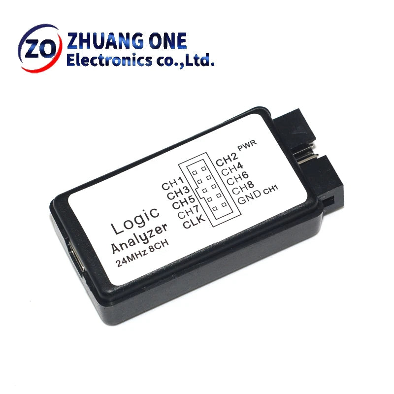 USB Logic Analyzer 24MHz 8 Channel 24M/seconds Logic Analyzer Debugger For ARM FPGA Logic Analyzer Logic 24M 8CH