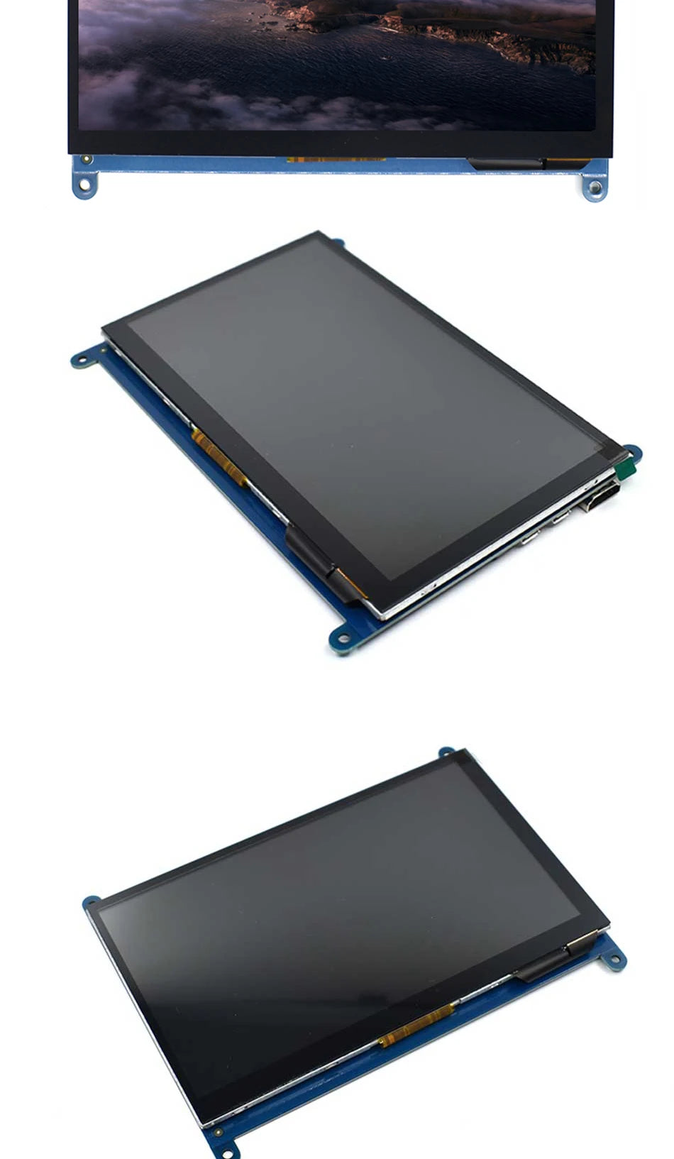 7 inch 1024*600 TNT Capacitive Touch Panel TFT LCD Module Screen Display for Raspberry Pi 3 B+/4b