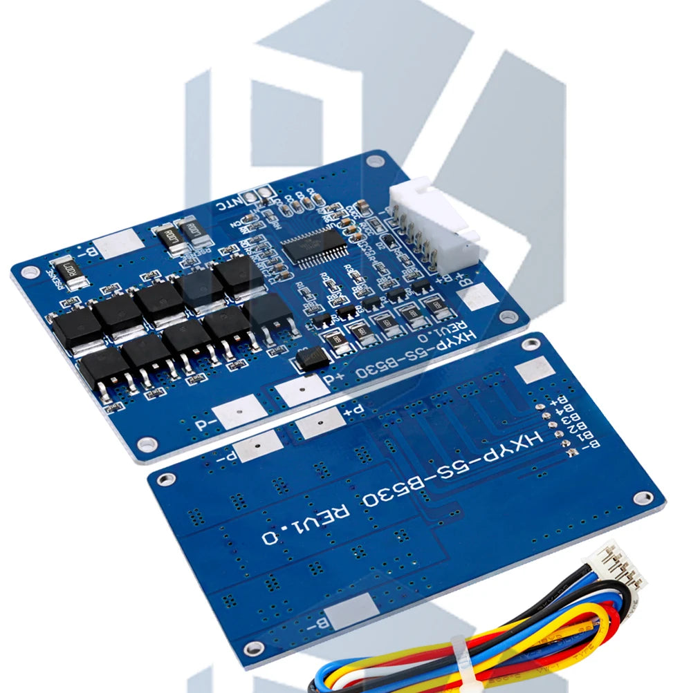1~5PCS 5S 18V 21V 30A 45A BMS Lithium Battery Charging Protection Board NTC ,Balancing Function, and Temperature Protection