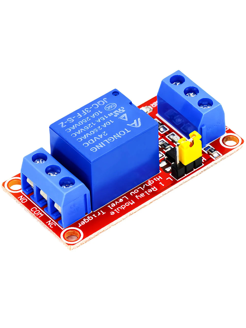 Relay Module 1 Channel 5V 12V 24V Board Shield With Optocoupler Isolation Support High and Low Level Trigger for Arduino