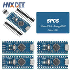 1-10pcs For Nano V3.0 Micro Controller Module ATmega328P Module Nano Board CH340 USB Cable Compatible with Arduino Nano V3.0