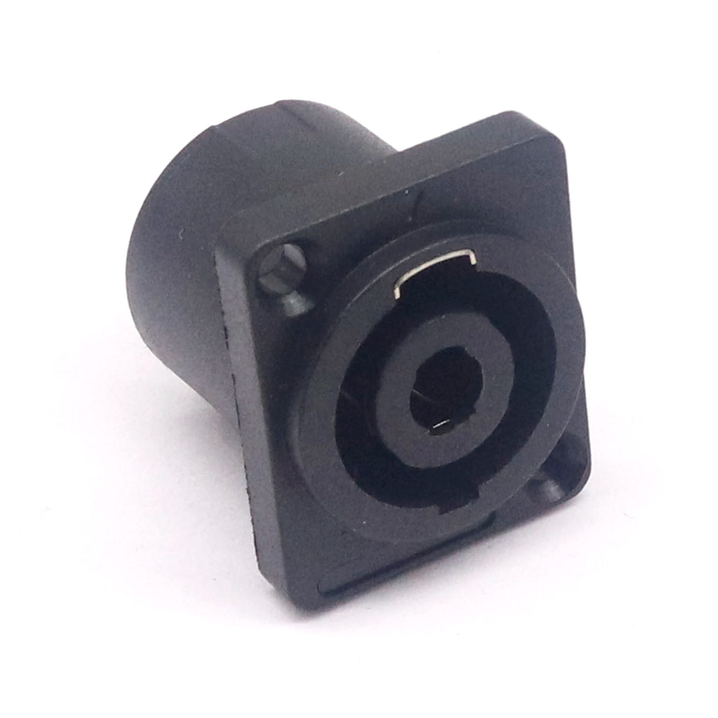 XLR 4 Pin Speakon Panel Mount Board Connector 4 Poles Powercon Female Jack Socket XLR Audio Video Cable Wire Adapter insert