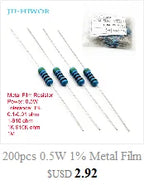 5pcs 10W 5% SQP Cement Resistor 0.1 0.22 0.33 0.5 1 1.2 1.8 2 2.2 3 3.3 3.6 4.7 5 8 10 15 20 25 30 100 K R ohms Power Resistance