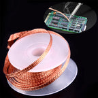 1.5/2/2.5/3/3.5mm 1.5M 3M Desoldering Braid Solder Remover Wick Wire Welding Tin Sucker Cable Lead Cord Flux Repair Tool AN
