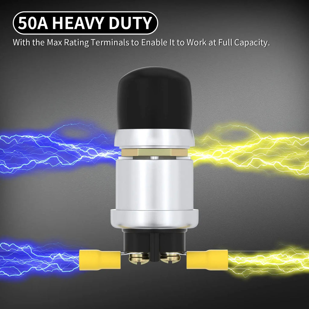 3pcs 60A Ignition Engine Start Switch Waterproof Push Starter Switch For Car Truck Boat yacht Horn Replacement Button Car