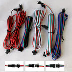 2Pin 3Pin 4Pin Male Female Extension Cable 0.5m 1m 2m Electric Wire JST Plug Connector Cable For WS2811 WS2812 WS2813 LED Strip