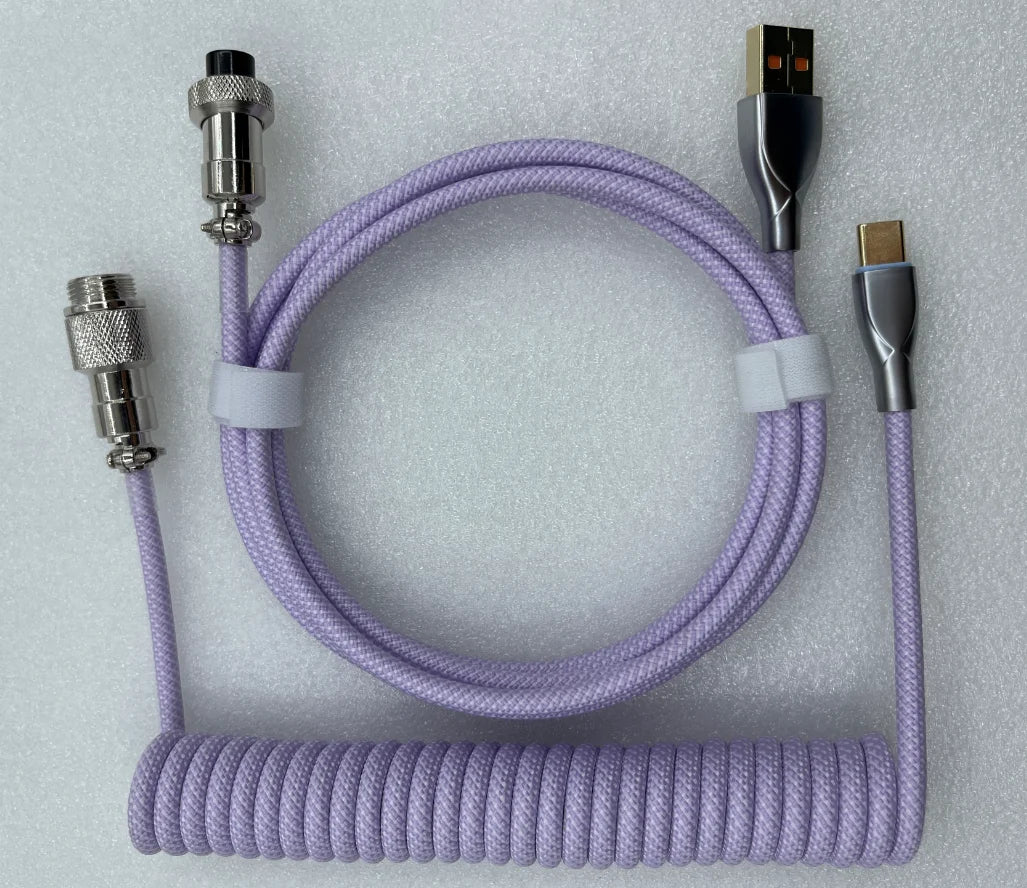 Keyboard Cable GX12 USB2.0 Aviation Connector Wires For Pc Data Cable Type C Computer Hardware Interface Accessories