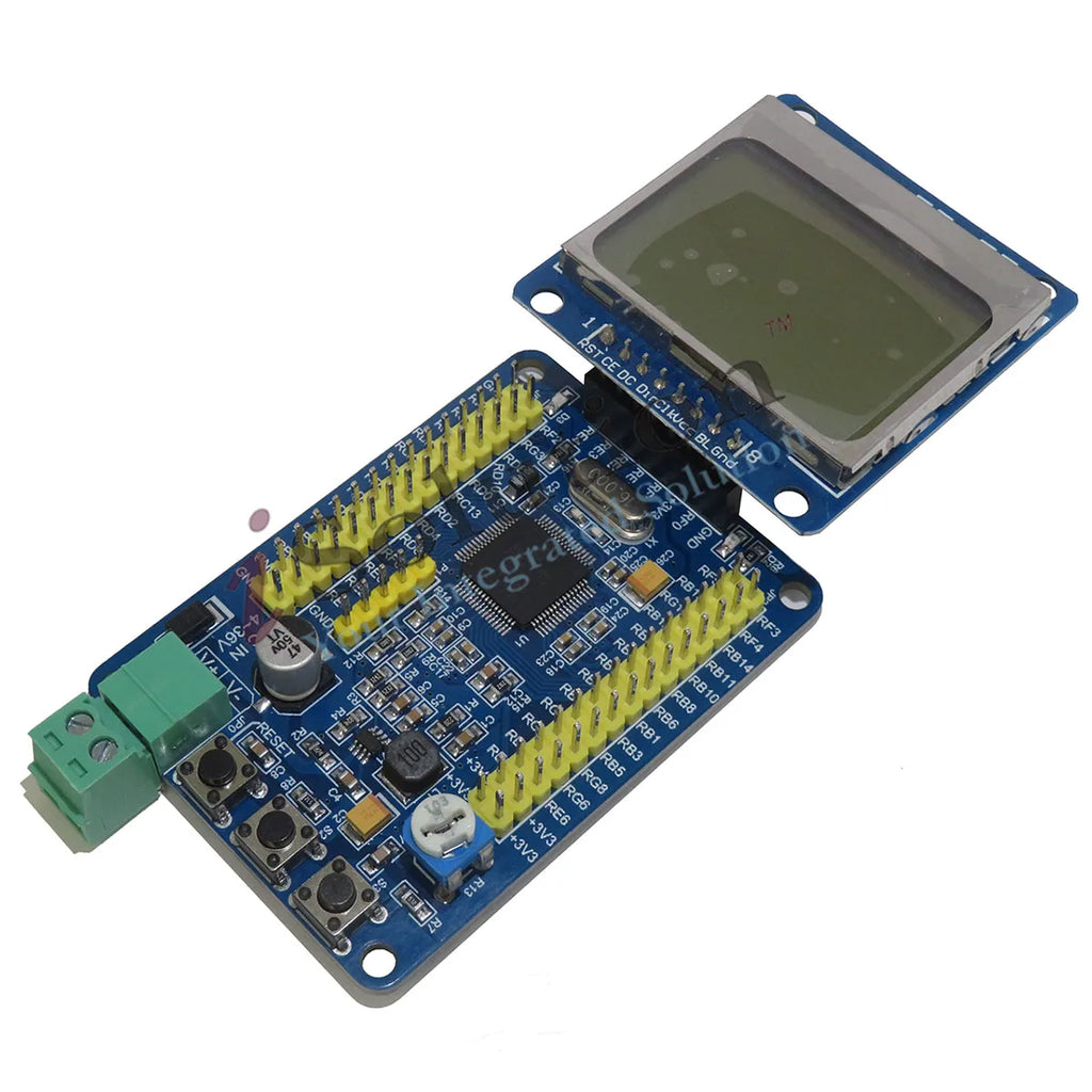 PIC24FJ128GA006 minimum system board PIC 16 bit microcontroller core board dual serial port development board