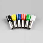 1000PCS Insulated Ferrules Terminal Block E0508 E7508 1008 1508 Cord End Wire Connector Electrical Crimp Terminator Cold Pressed