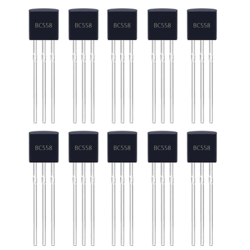 10 Values NPN PNP Power Transistors Assortment Kit BC327 BC337 BC517 BC547 BC548 BC549 BC550 BC556 BC557 BC558 Each Value 10PCS