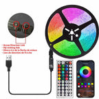 LED 5050 Light Strip 5M 10M 20M 30M RGB TV Background Light Bluetooth Control USB Game Room Family Party Decorative Light Strip